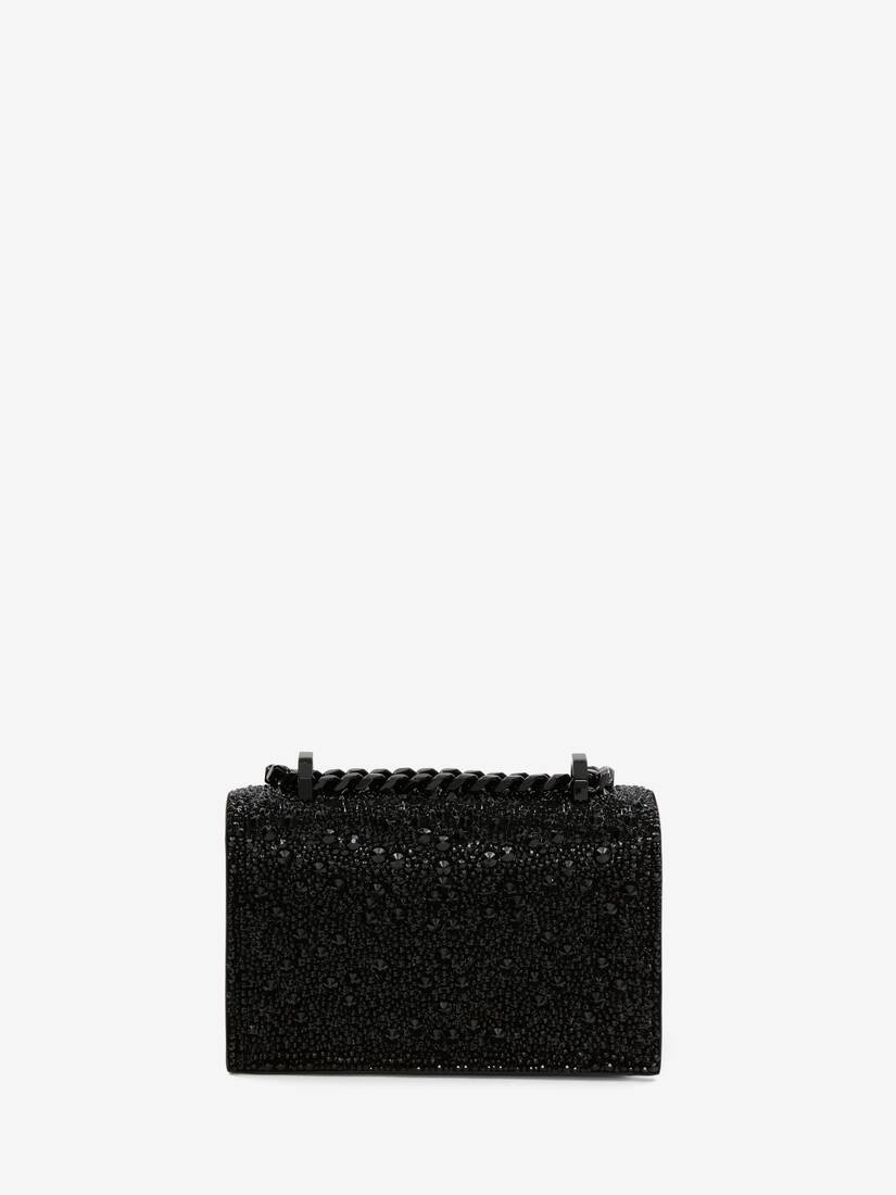 Crystal-Embellished Mini Jewelled Satchel - 3