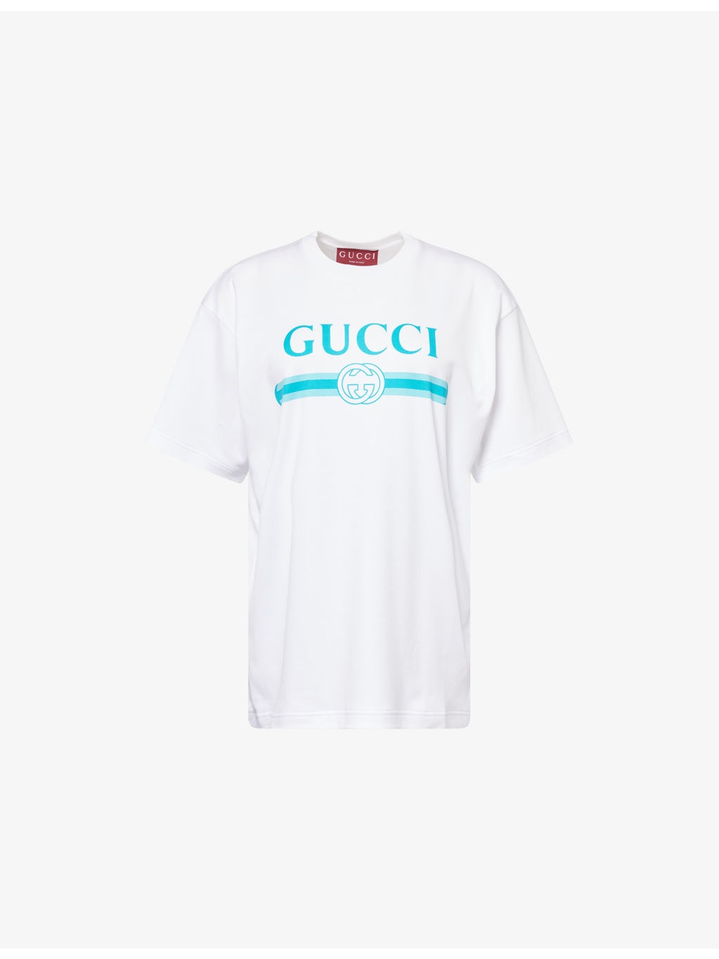 Brand-Print Relaxed-Fit Cotton-Jersey T-Shirt - 1