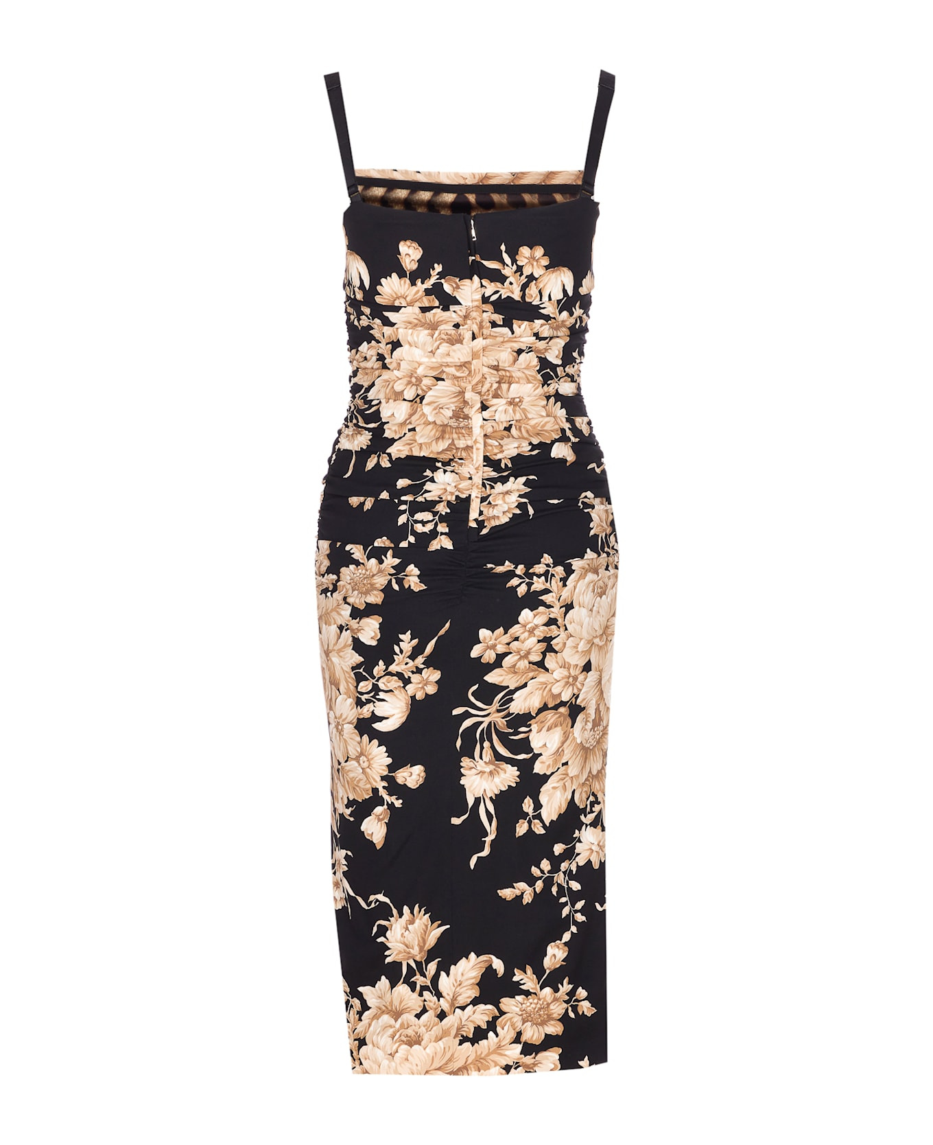Roses Print Dress - 2