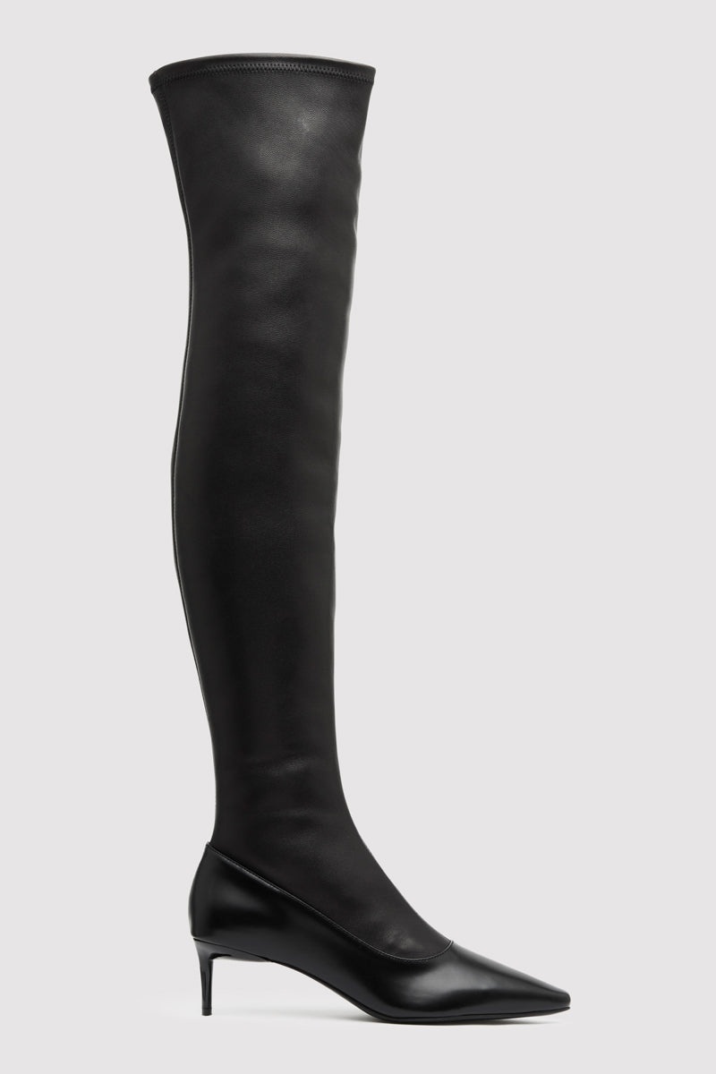 Sock High Boot - Black - 1