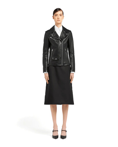 Prada Nappa leather biker jacket outlook