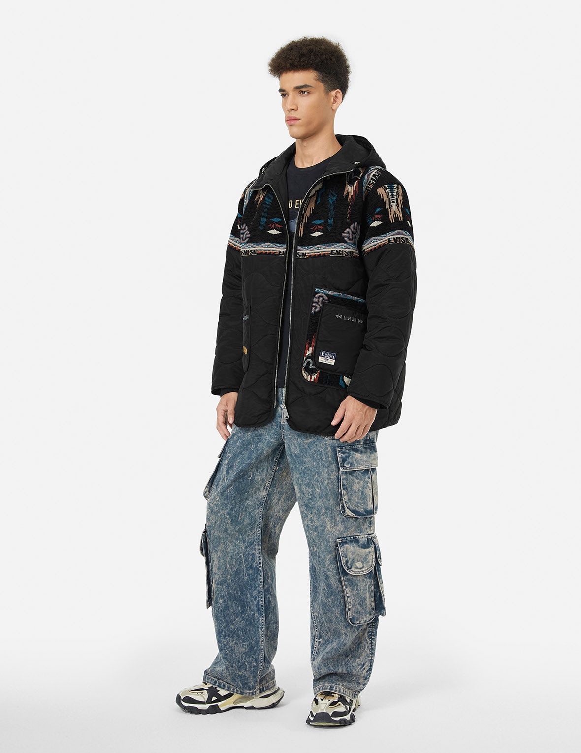 Chimayo Tapestry Jacquard　Relax Fit Quilted Jacket - 3