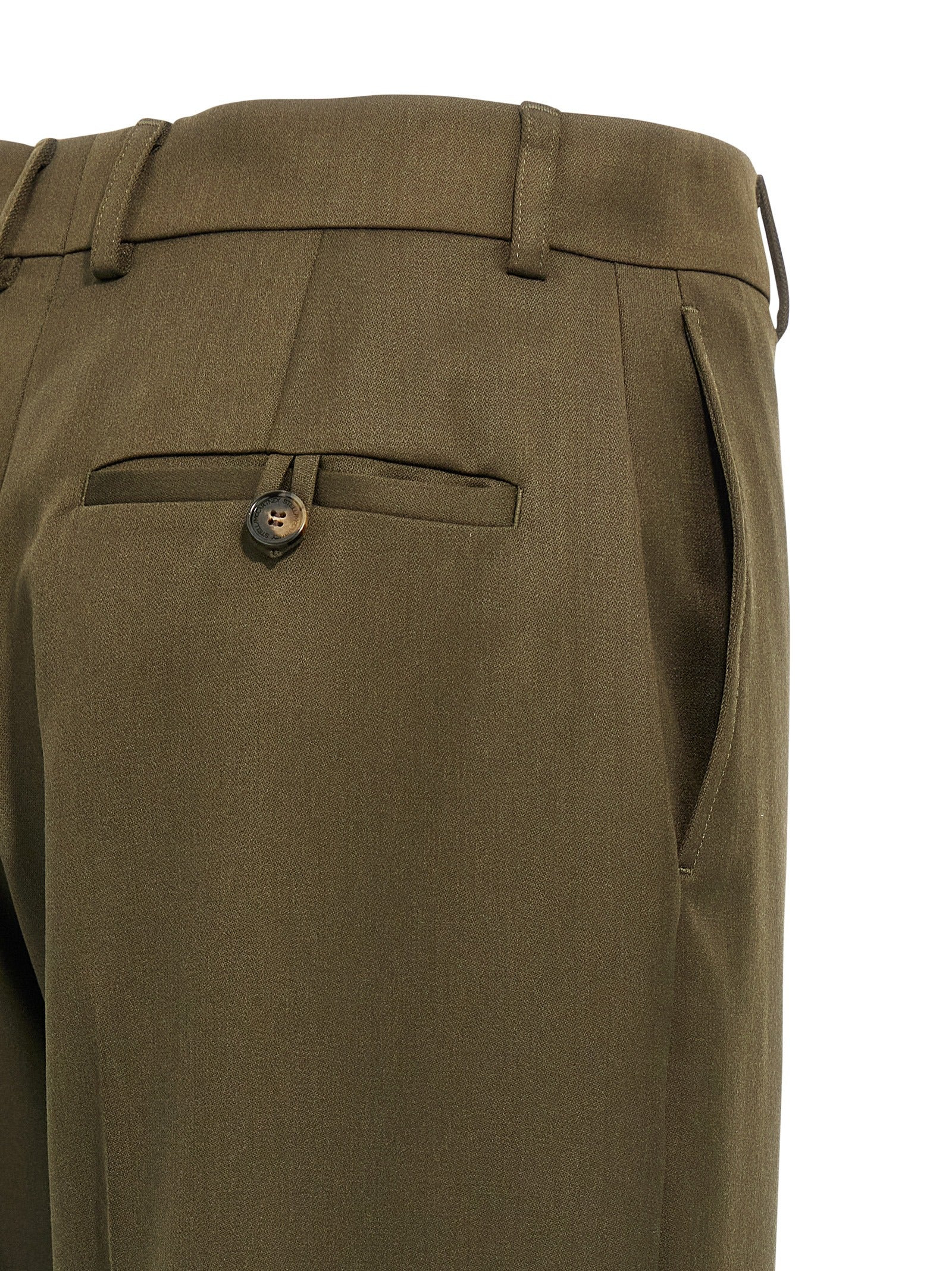 Wool Pants Green - 4