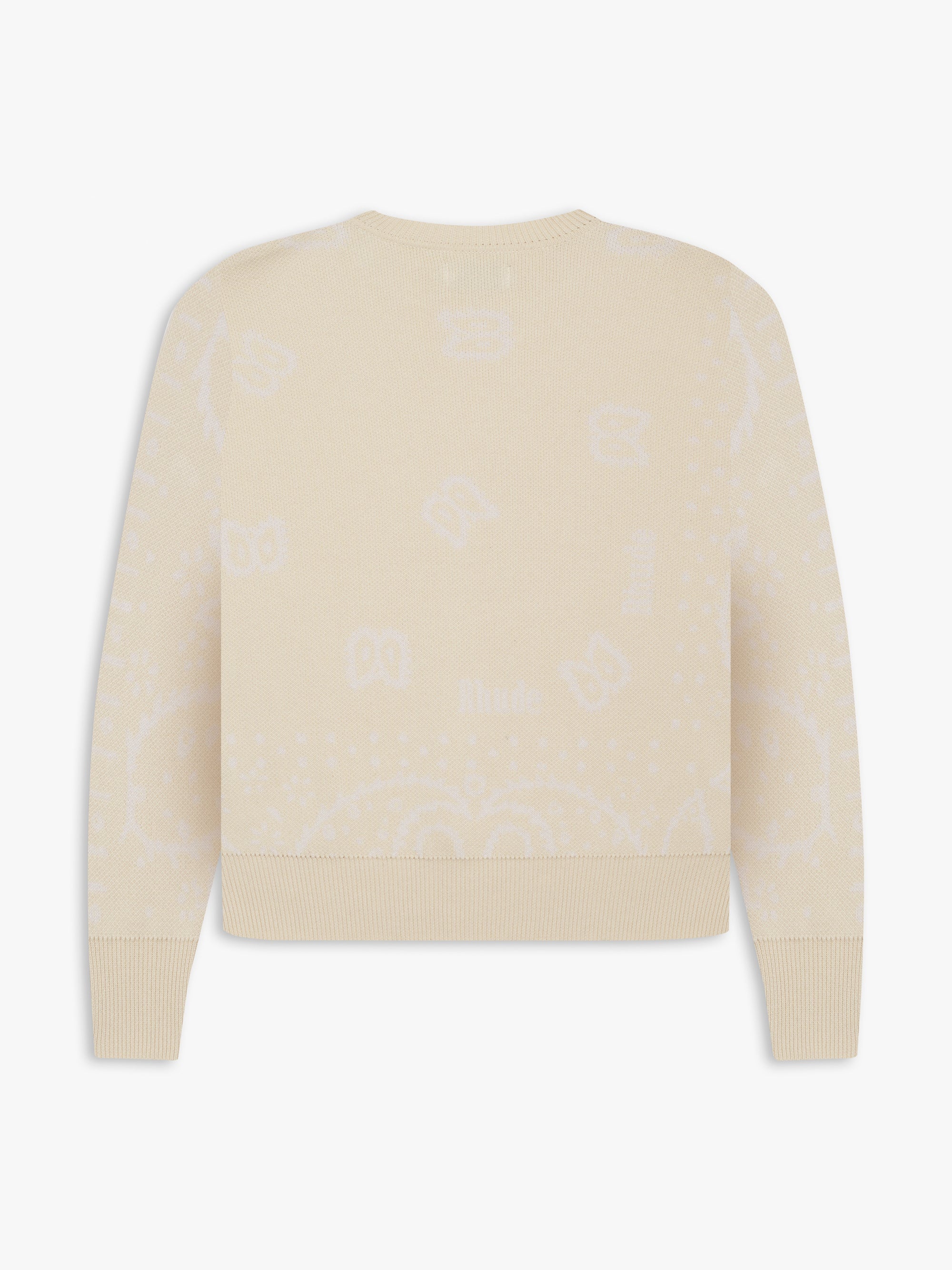BANDANA CASHMERE CREWNECK - 3