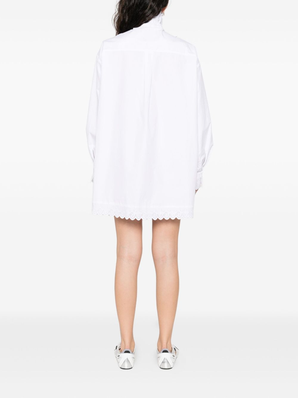 ruffled pleated dress - 4