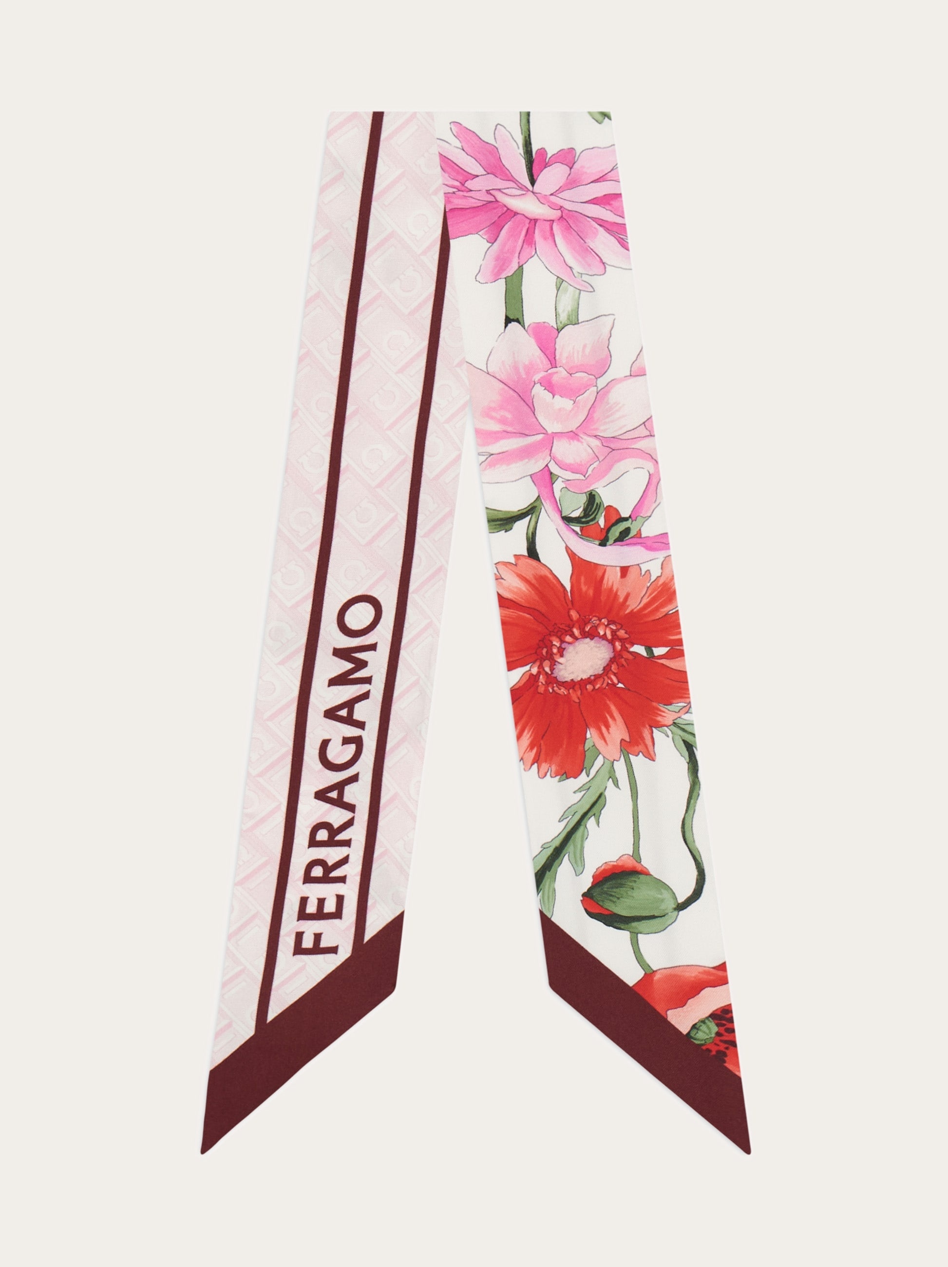 【関税&送料込】Ferragamo Bandeau With Bouquet Print FERRAGAMO Bouquet print mini bandeau | REVERSIBLE