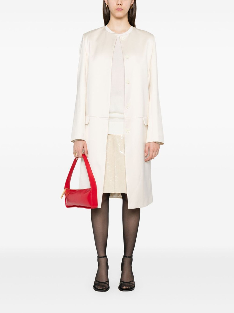 Totême crocodile-embossed skirt outlook