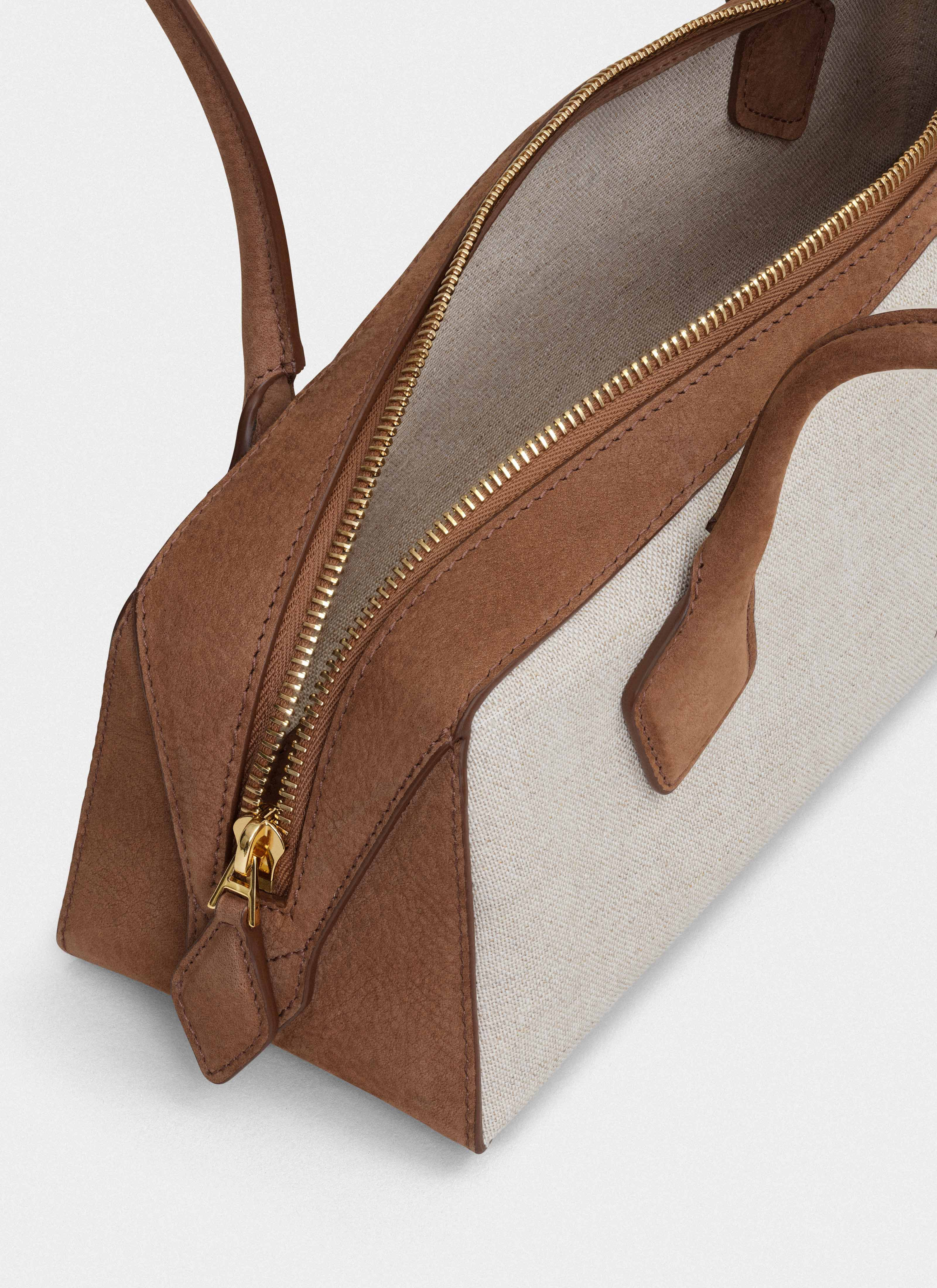 LE TECKEL MEDIUM BAG IN CANVAS AND NUBUCK - 5