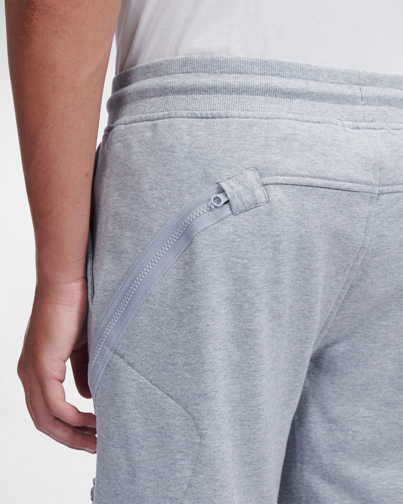 Diagonal Raised Fleece Shorts 6