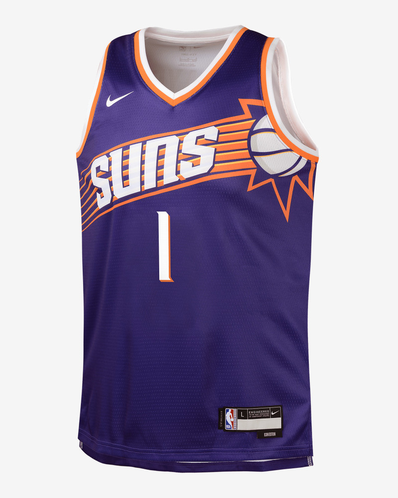 Devin Booker Phoenix Suns Icon Edition 2023/24 Nike Men's Dri-FIT NBA Swingman 저지 - 1