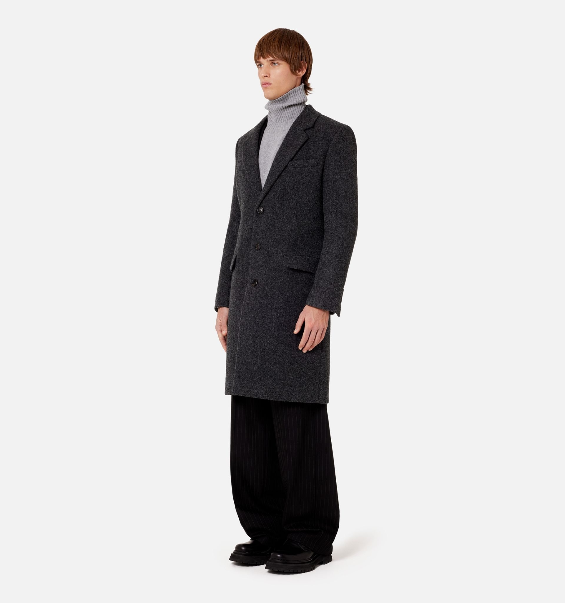 Three Buttons Coat - 4