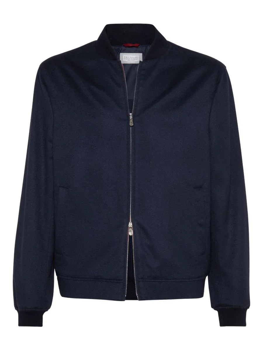 Brunello Cucinelli Cashmere Bomber Jacket - 1