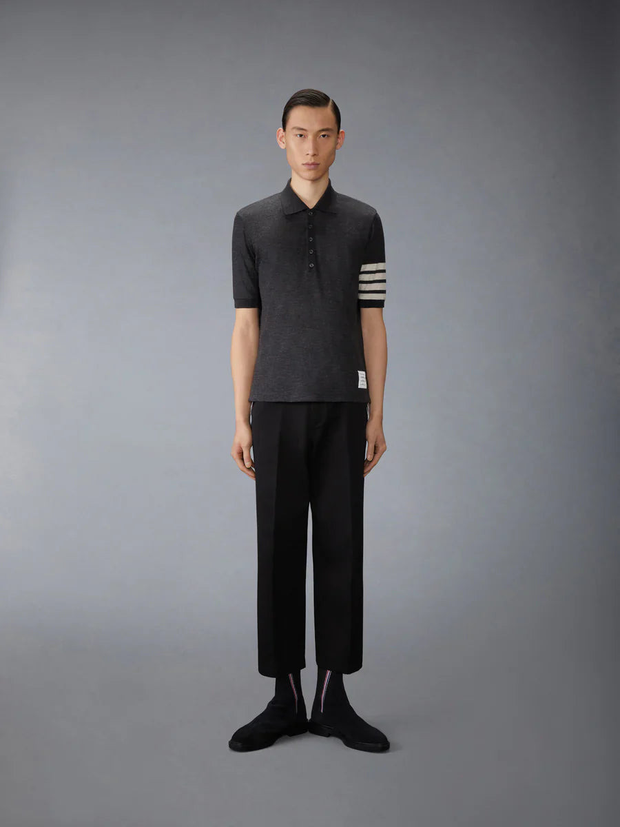 Wool Jersey 4-Bar Polo Men - 4