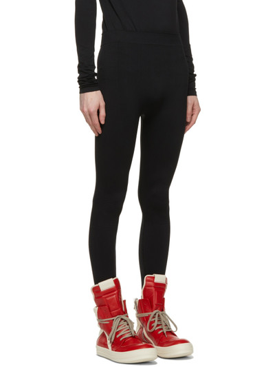 Rick Owens Black Rib Leggings outlook