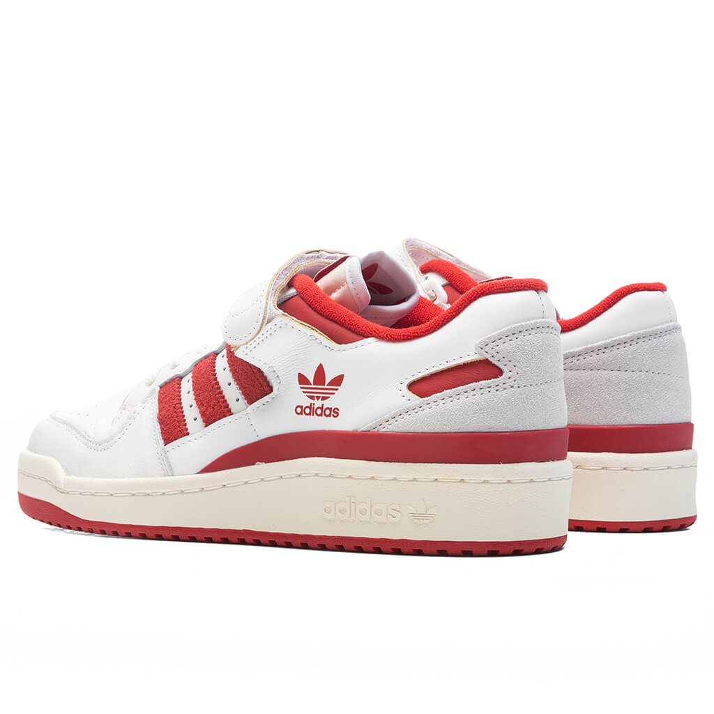 FORUM 84 LOW - CLOUD WHITE/TEAM POWER RED - 3