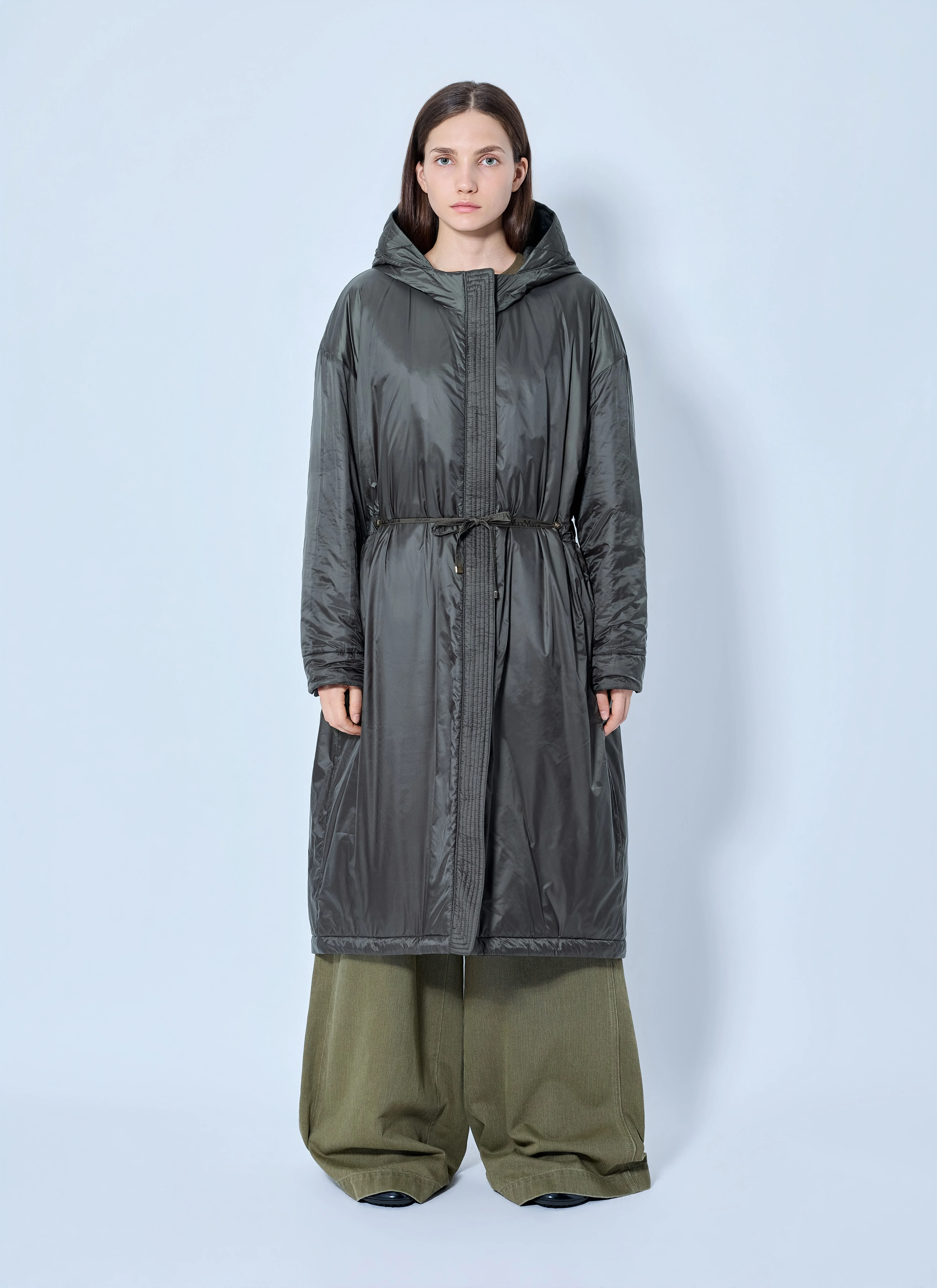 Hooded Quilted Coat - 1