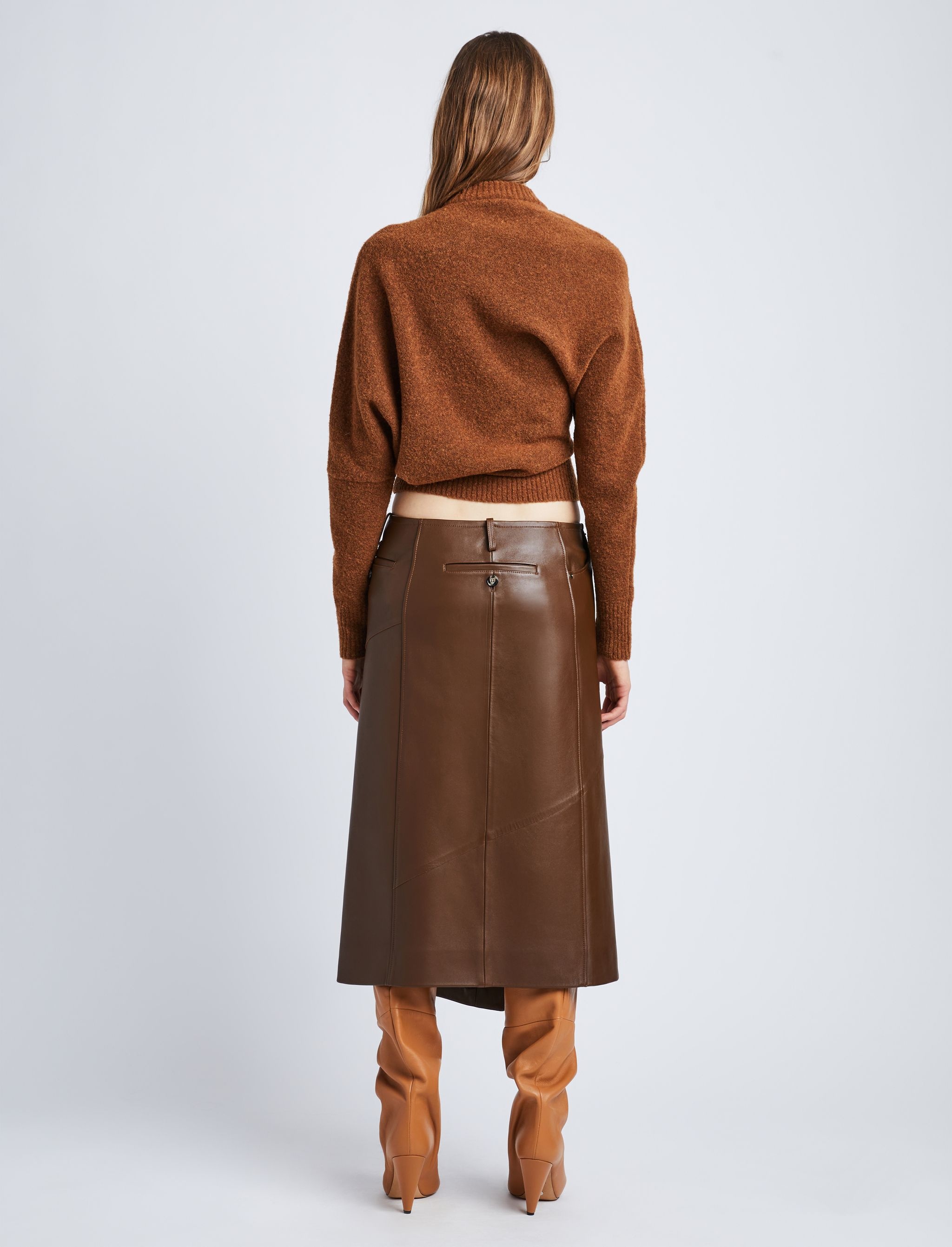 Nappa Leather Skirt - 4