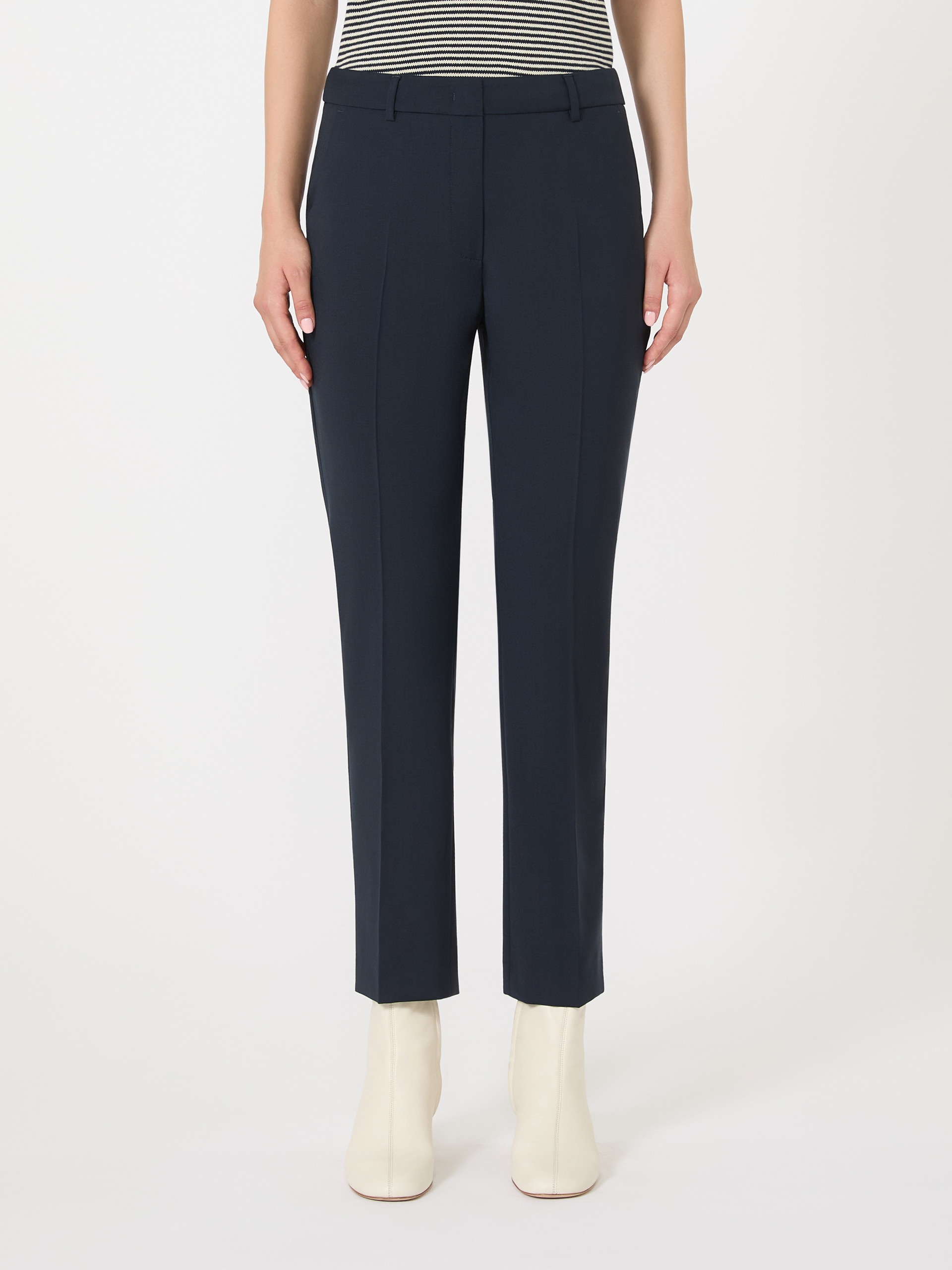 CANON Woollen cloth cigarette trousers - 3