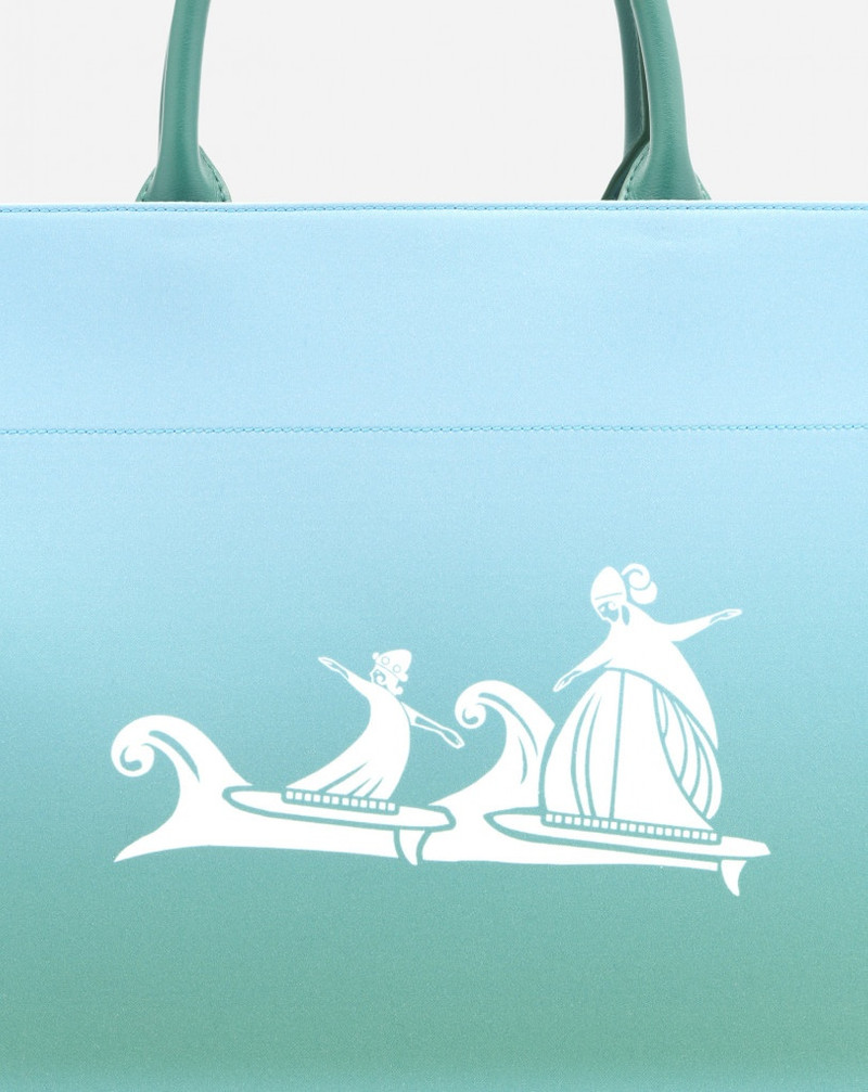 COTTON WEAVE MOTHER AND CHILD SUMMER WAVE TOTE BAG 5