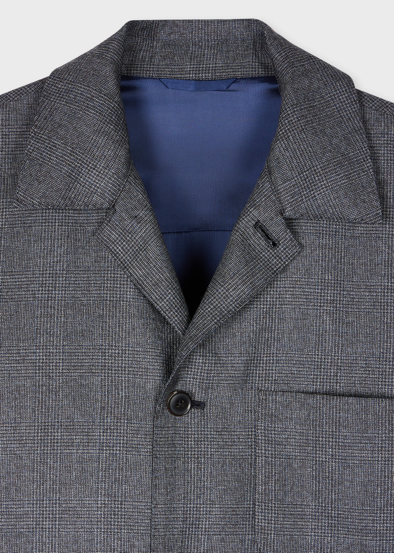Grey Check Wool Work Jacket 3
