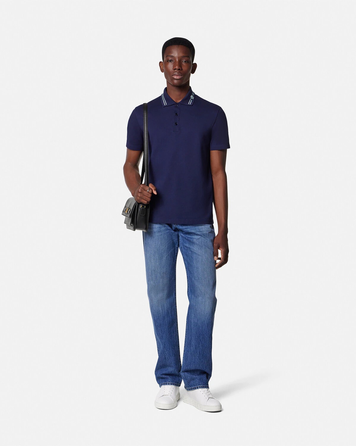 Embroidered Medusa Polo Shirt - 2