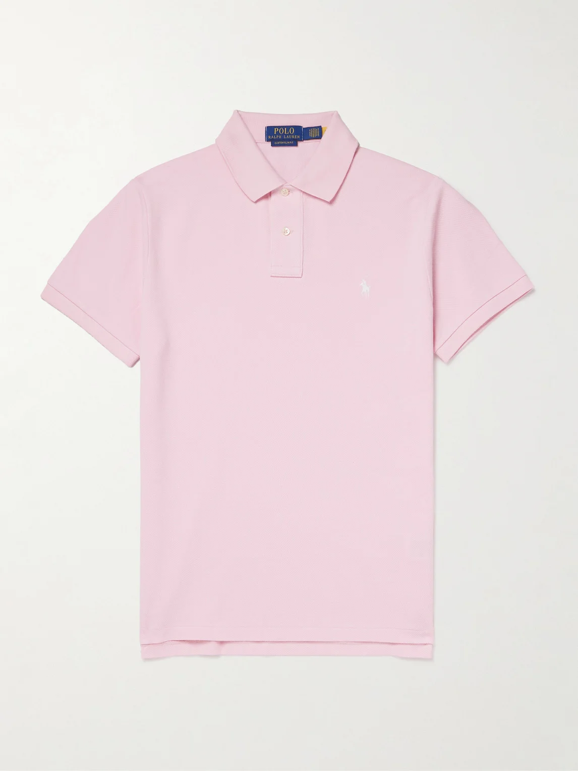 Logo-Embroidered Cotton-Jersey Polo Shirt - 1