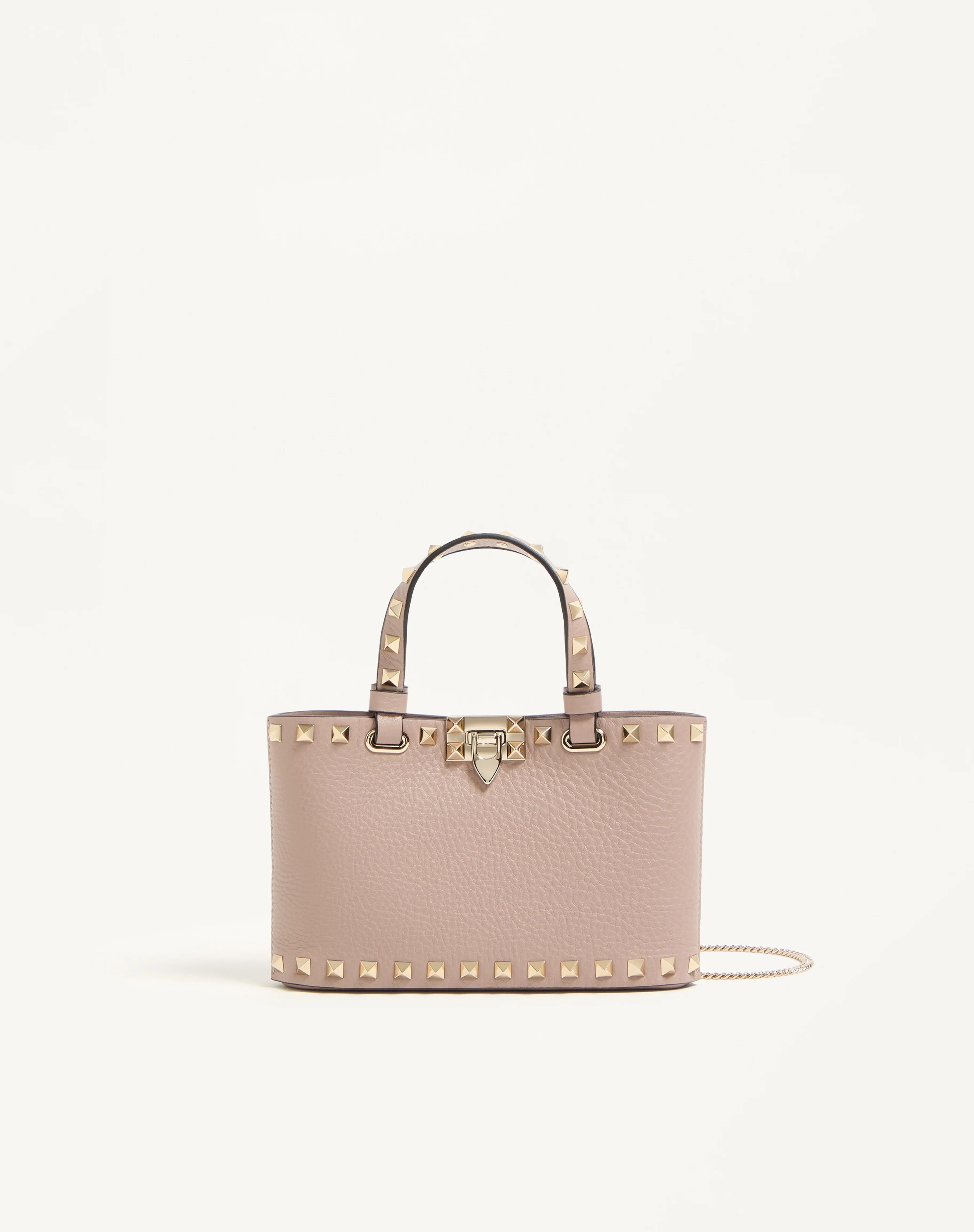 ROCKSTUD MINI SHOPPING BAG IN GRAINY CALFSKIN - 1