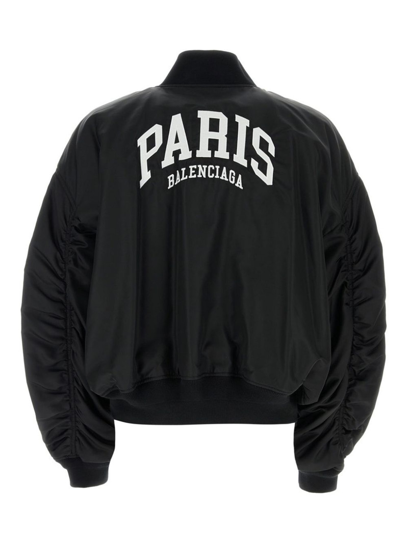 BALENCIAGA Paris oversized bomber jacket outlook