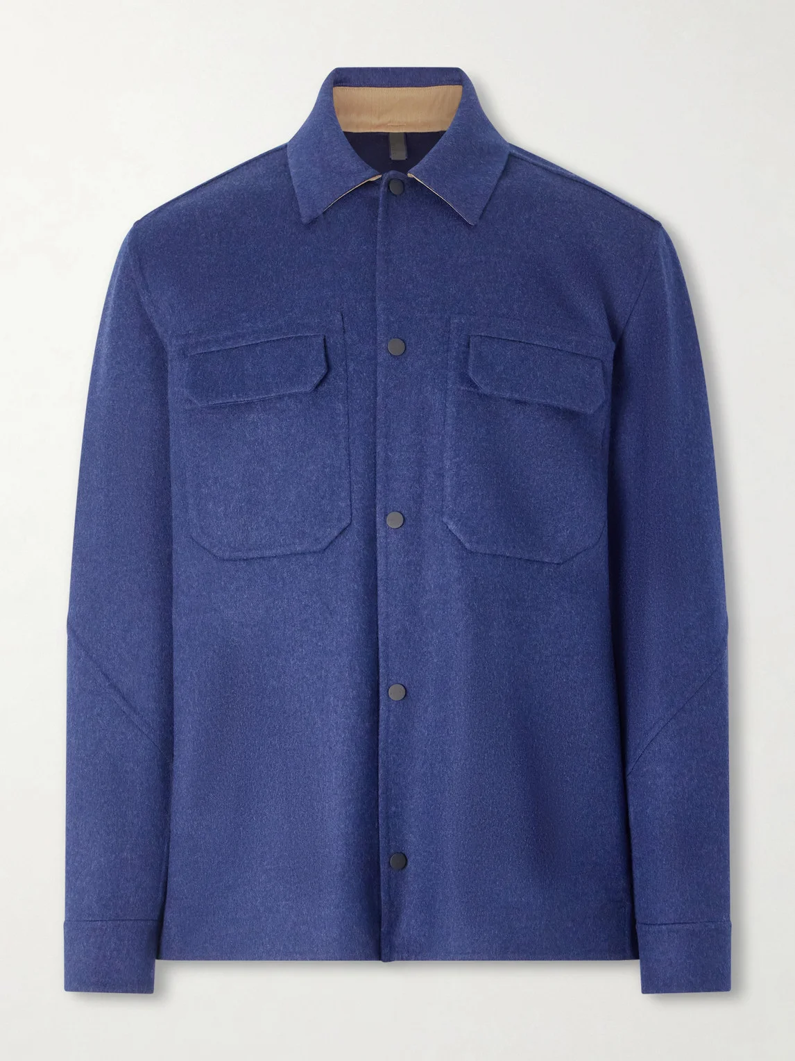 Wool-Blend Overshirt - 1