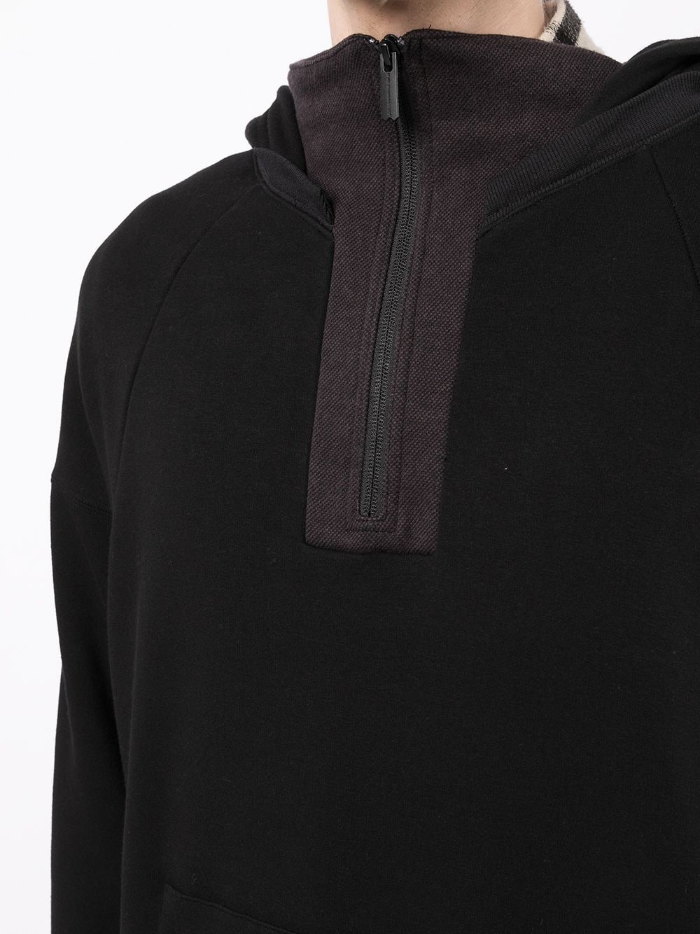 layered pullover hoodie - 5