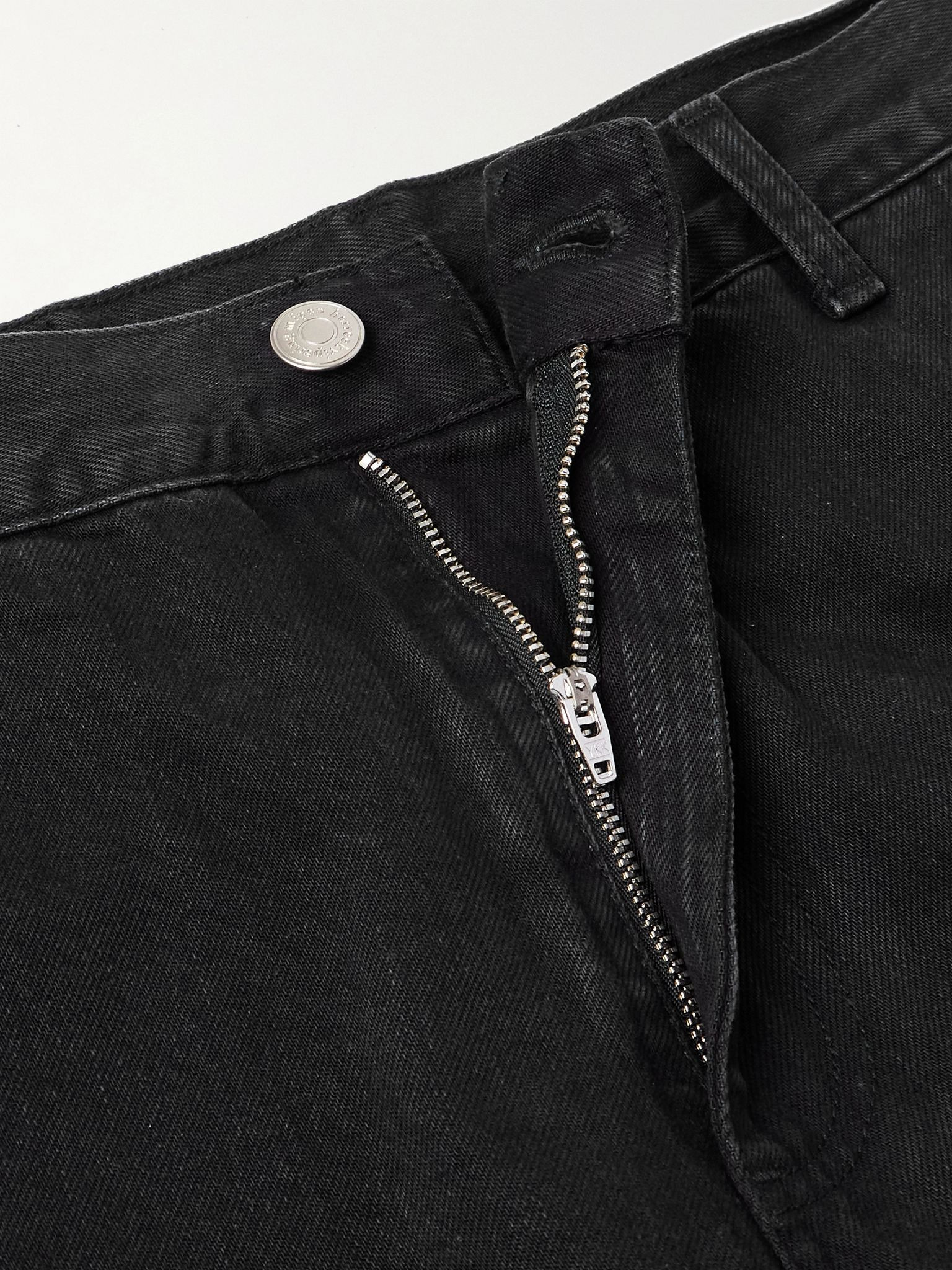 Straight-Leg Organic Jeans Black - 6
