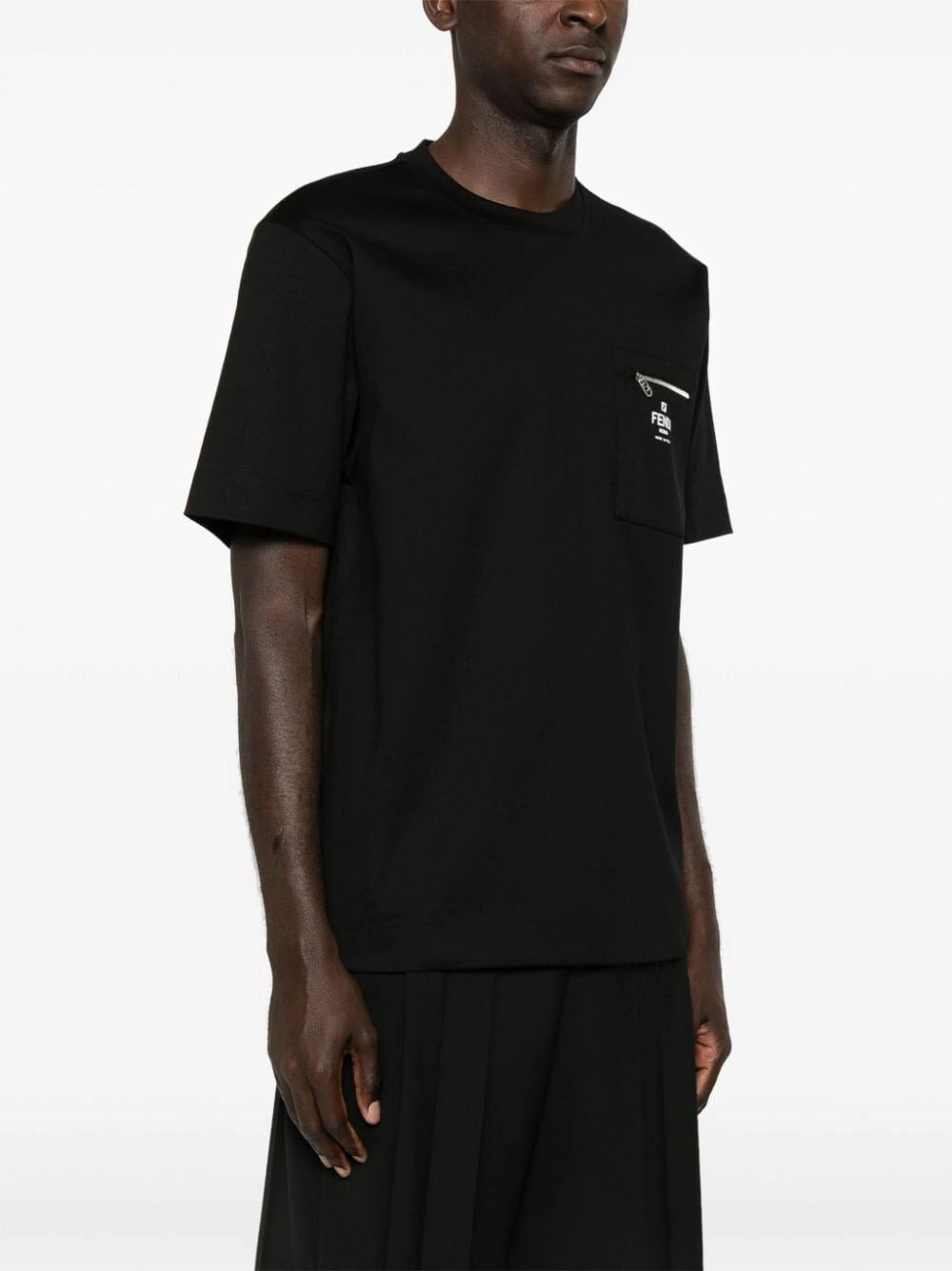 Fendi Men `Fendi Roma` Print T-Shirt - 5