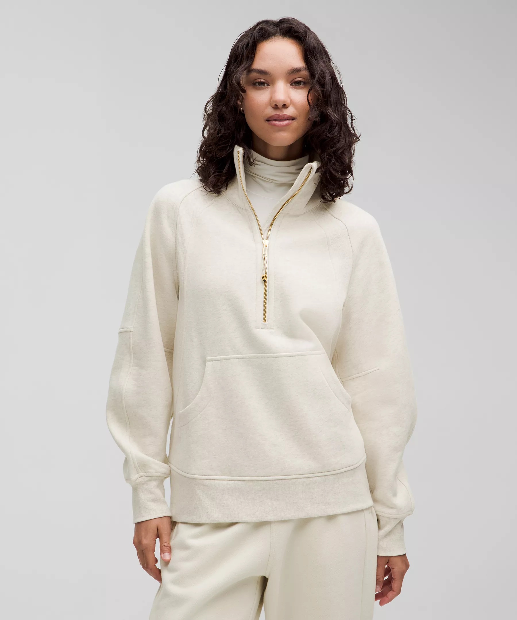 Scuba Oversized Funnel-Neck Half Zip - 1