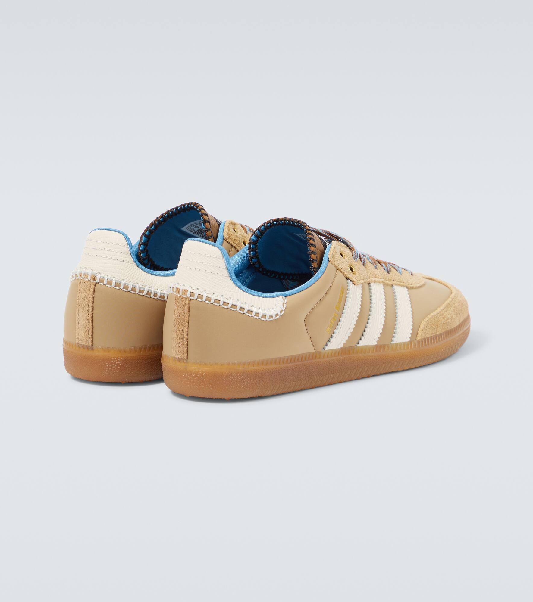 x Wales Bonner Samba leather sneakers - 5