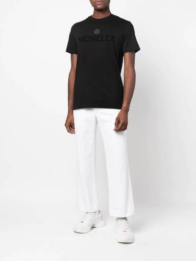 Moncler logo-print cotton T-shirt outlook