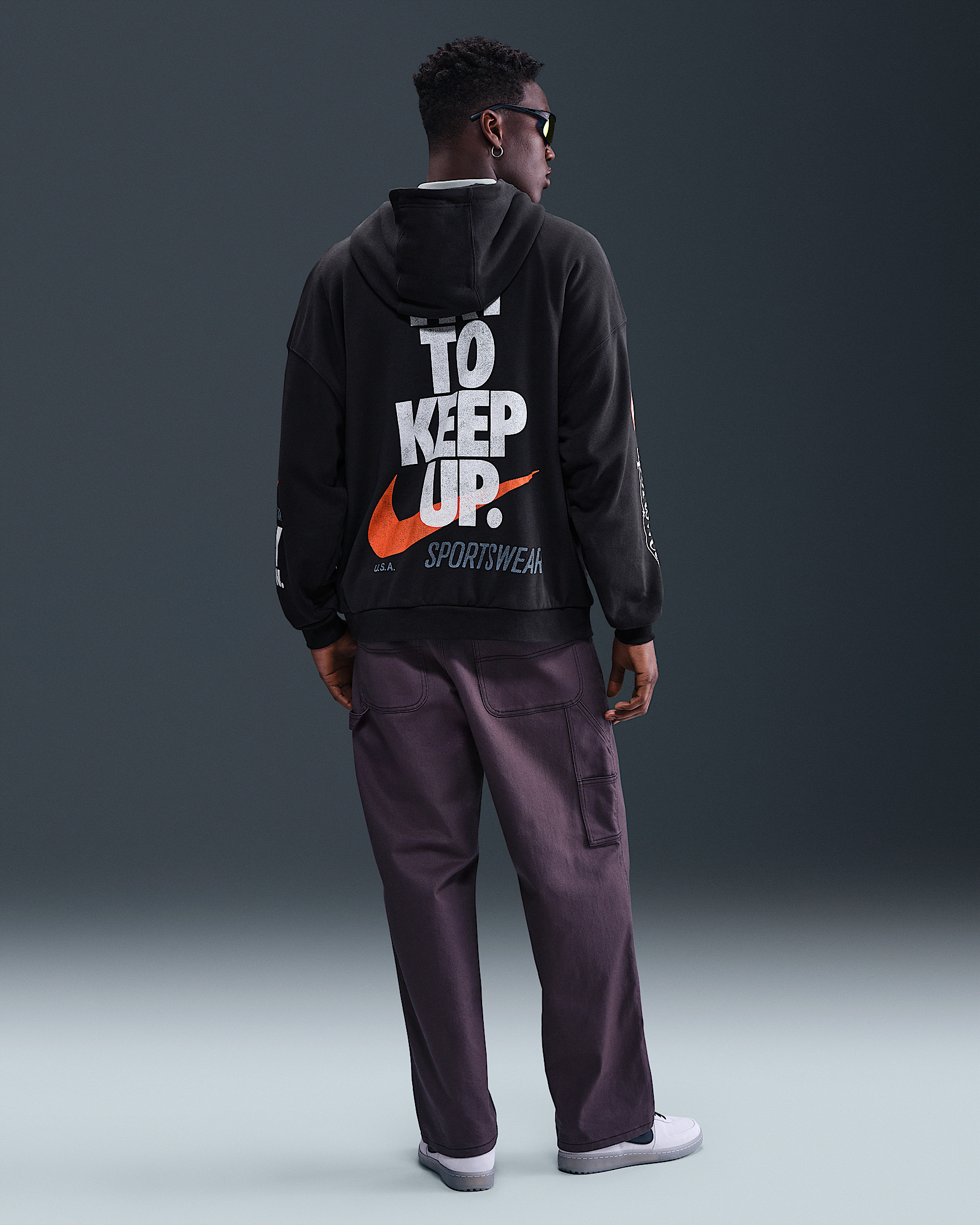★Nike★ Club Men's Oversized French Terry Pullover Hoodie Nike Club Fleece Men's Oversized French Terry Pullover