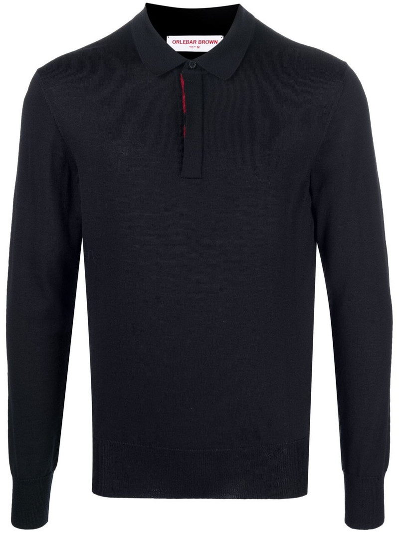 long-sleeve polo shirt 1