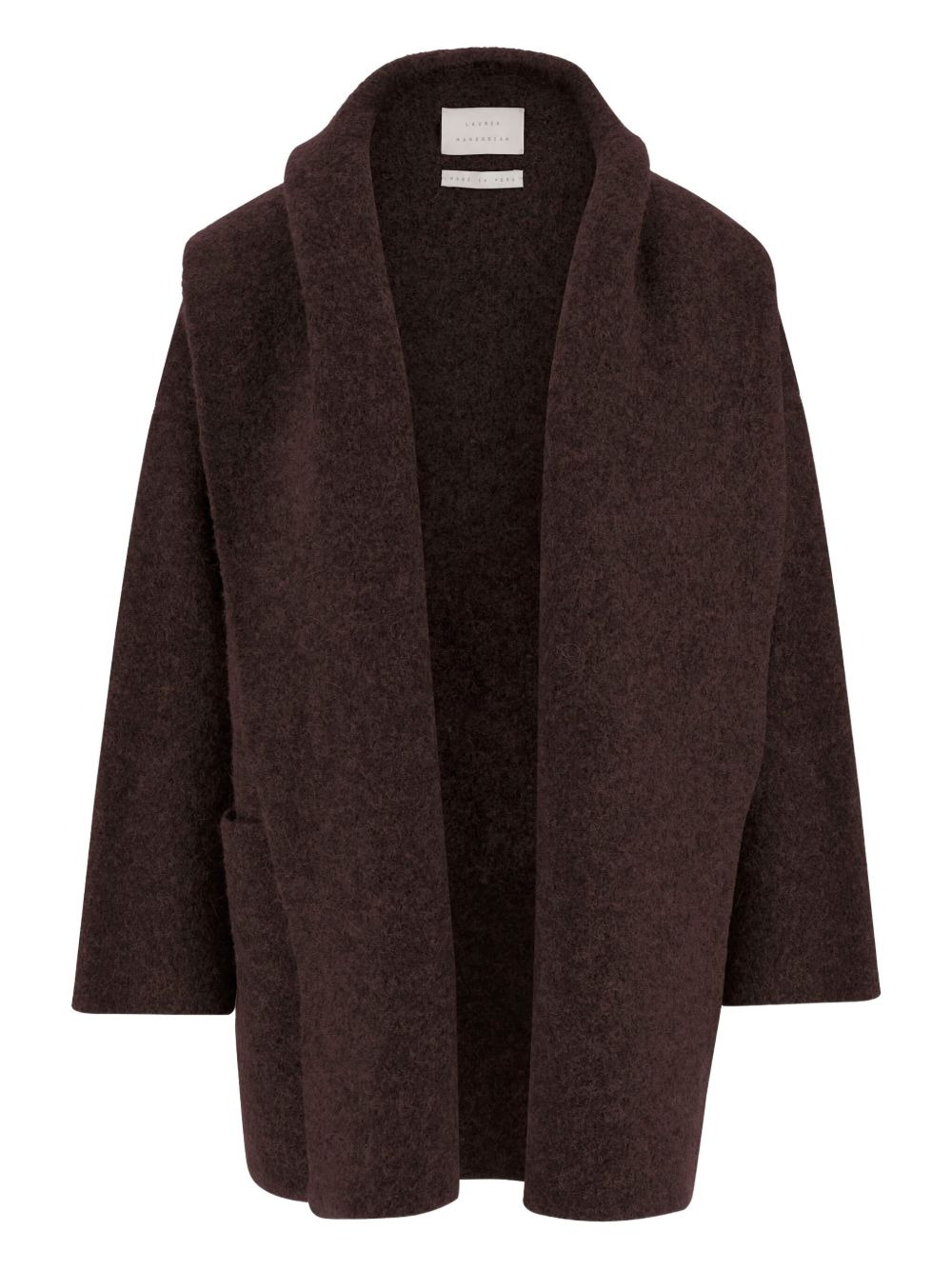 shawl-collar coat - 1