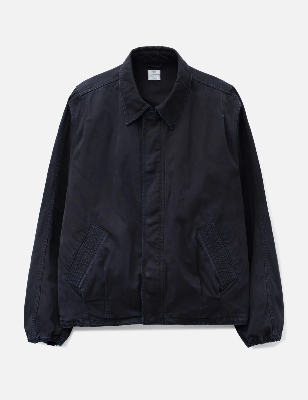 PEACHED COTTON TWILL GARMENT-DYE BALLOON SILHOUETTE BLOUSON - 1