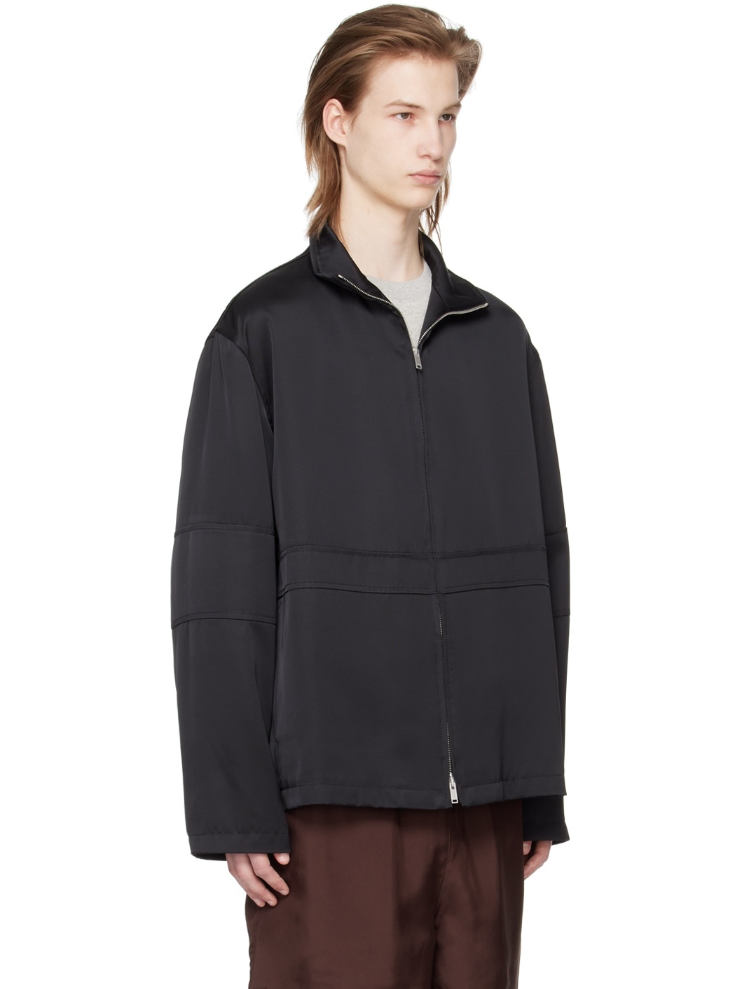 Black Zip Jacket - 2