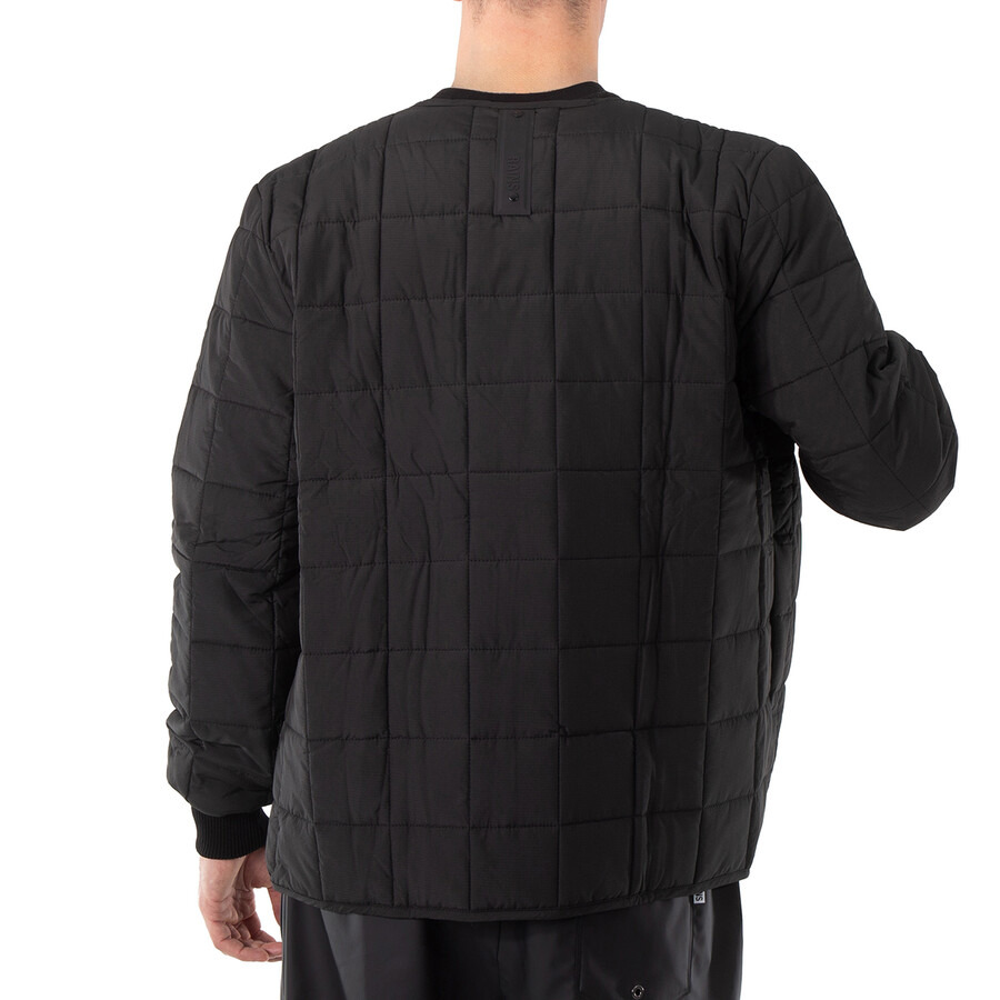 Rains Black Water-Repellent Quilted Liner Jacket - 3