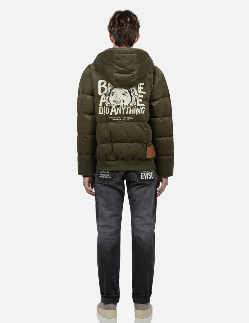 Godhead Embroidery Corduroy Down Jacket 5