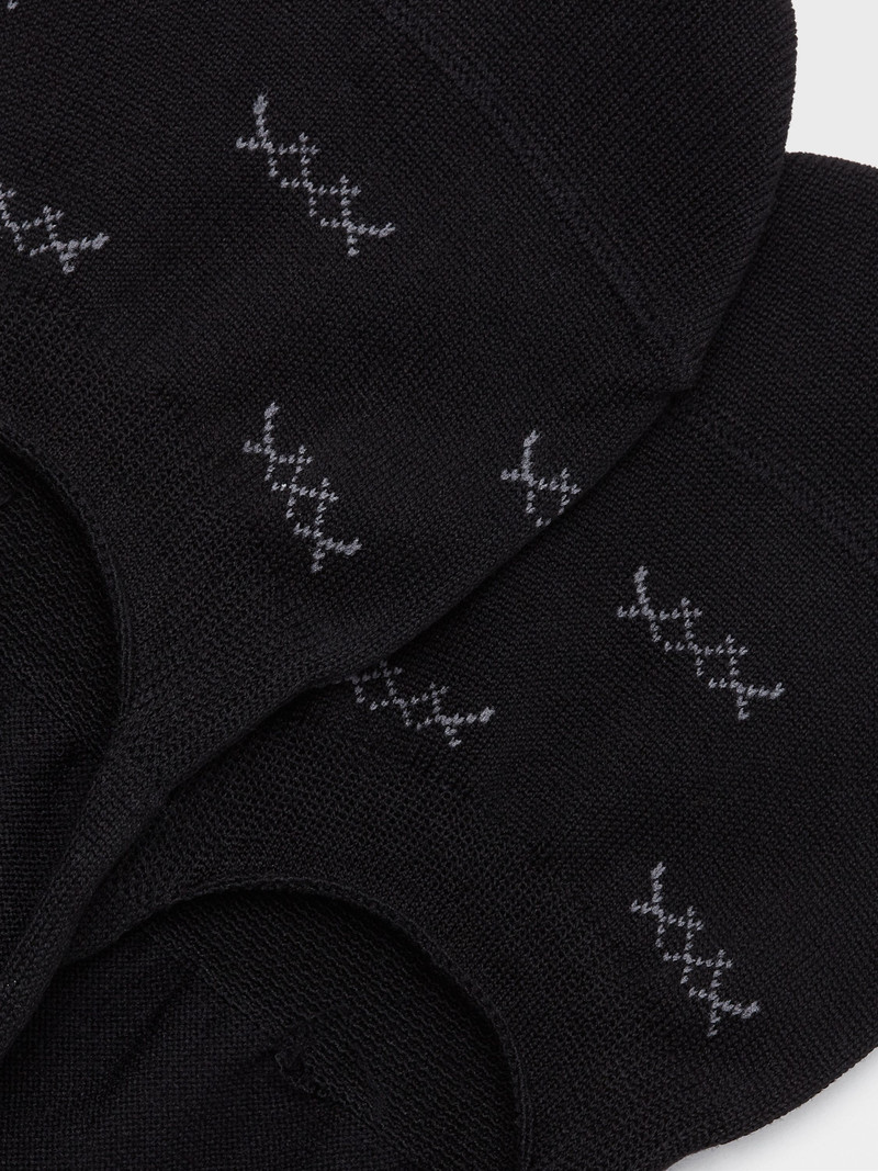 ZEGNA BLACK COTTON BLEND SOCKS outlook