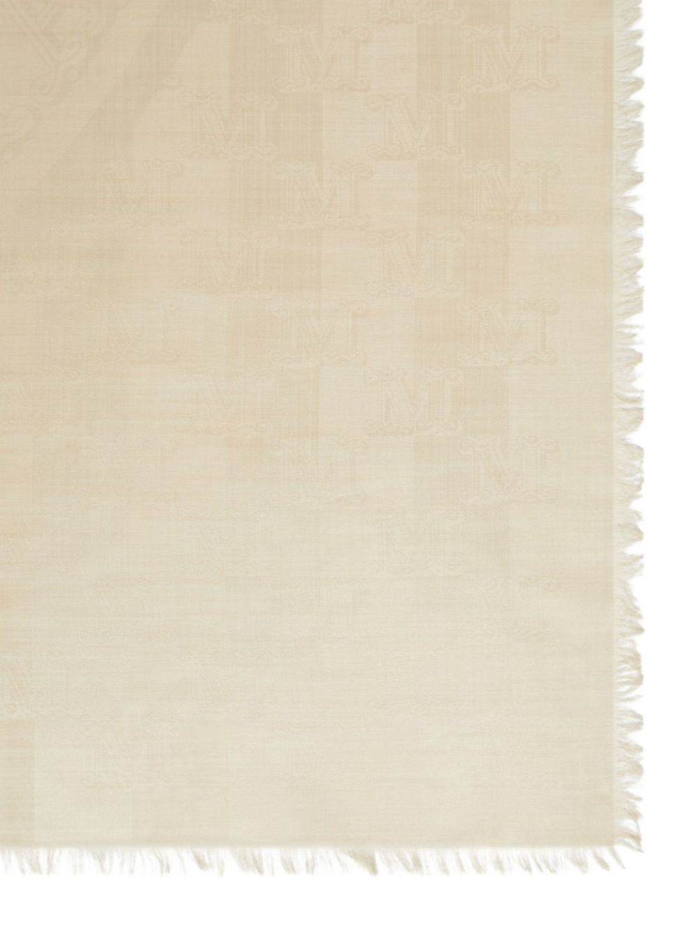 logo-detail patterned scarf - 2