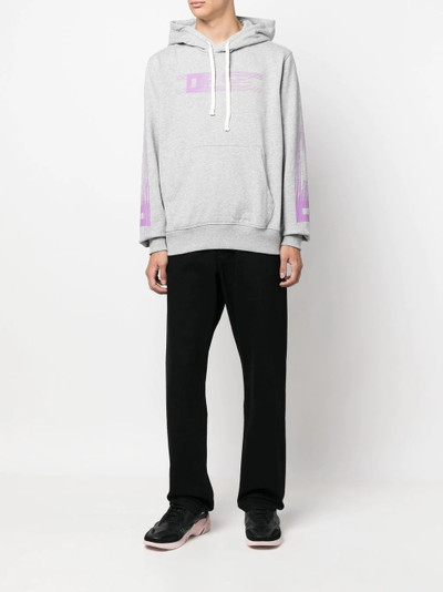 Diesel S-GINN-HOOD logo-print hoodie outlook