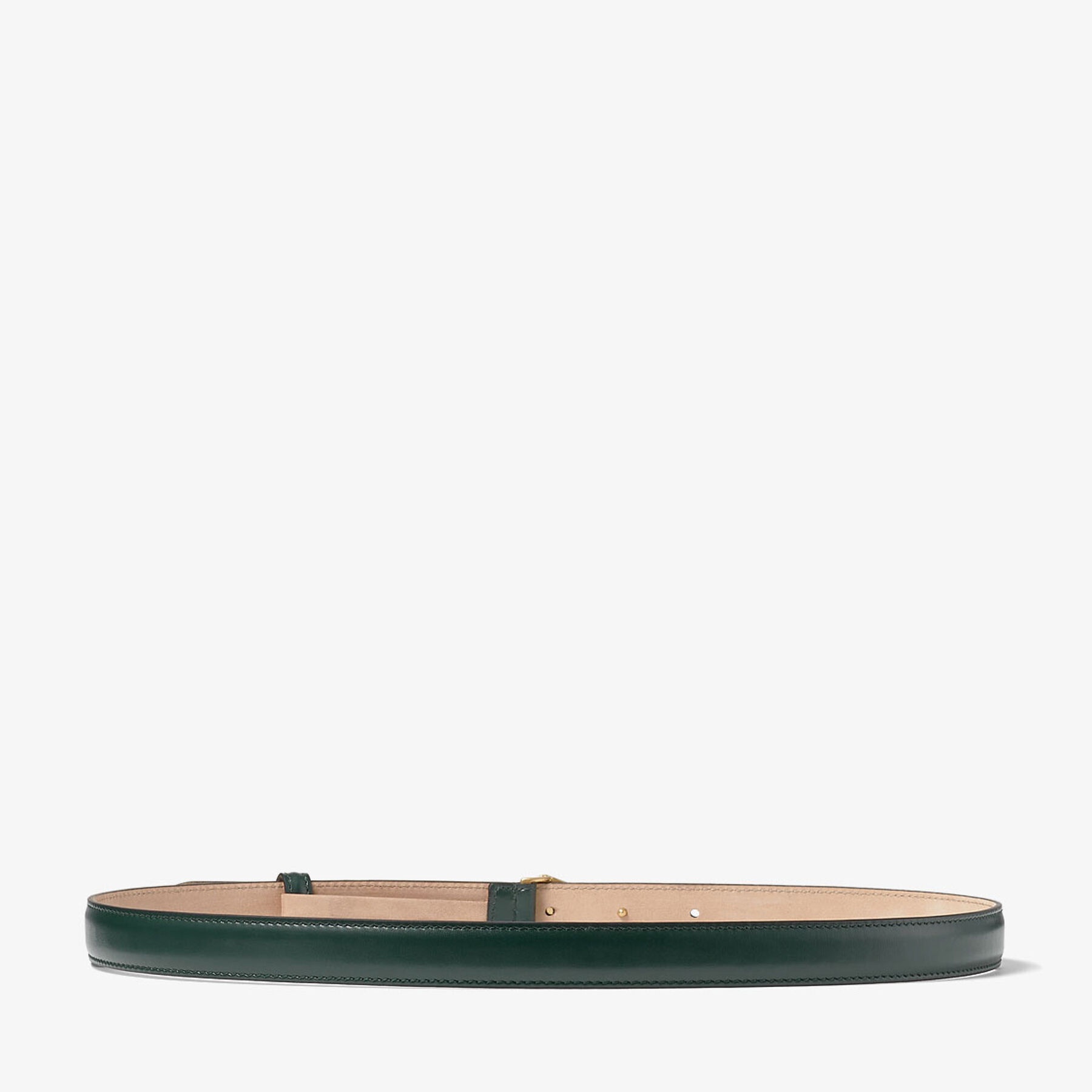 Diamond Clasp Belt
Dark Green Calf Leather Clasp Belt - 4