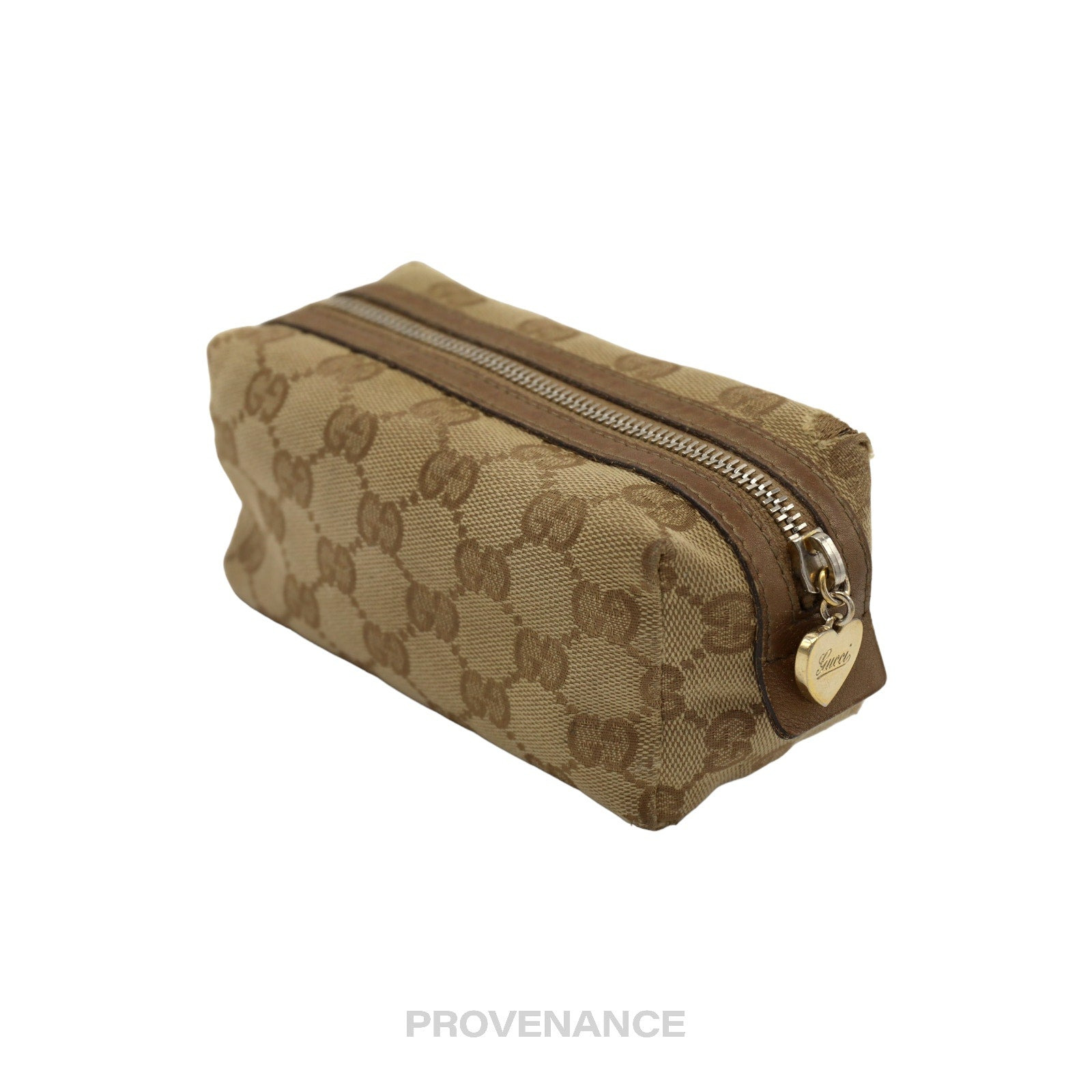 Gucci Zip Pouch - GG Canvas Heart - 2