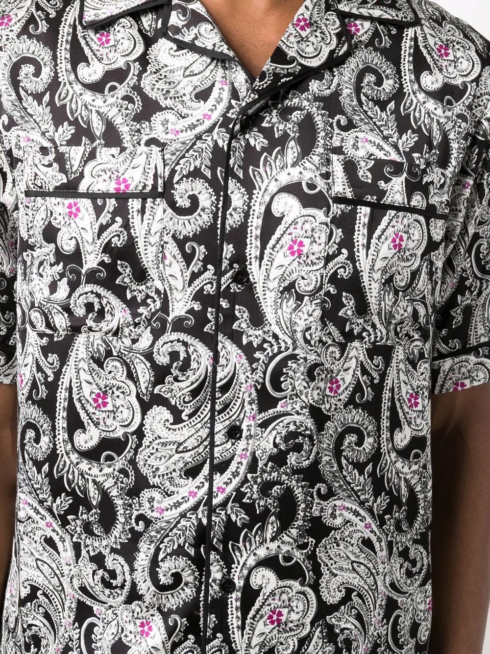 paisley print shirt - 5