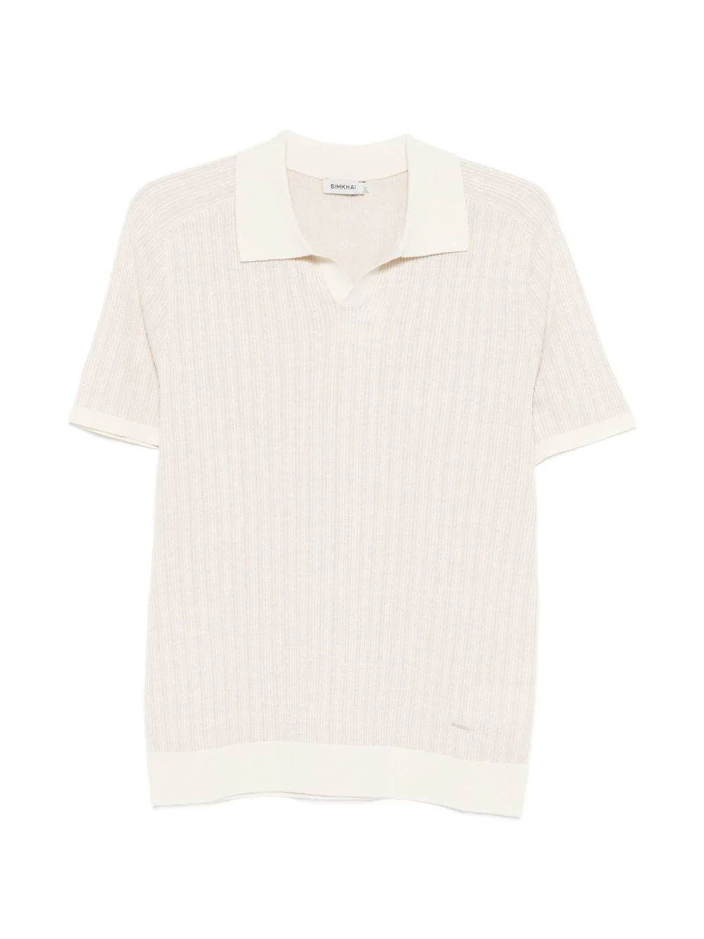 ribbed T-shirt - 1