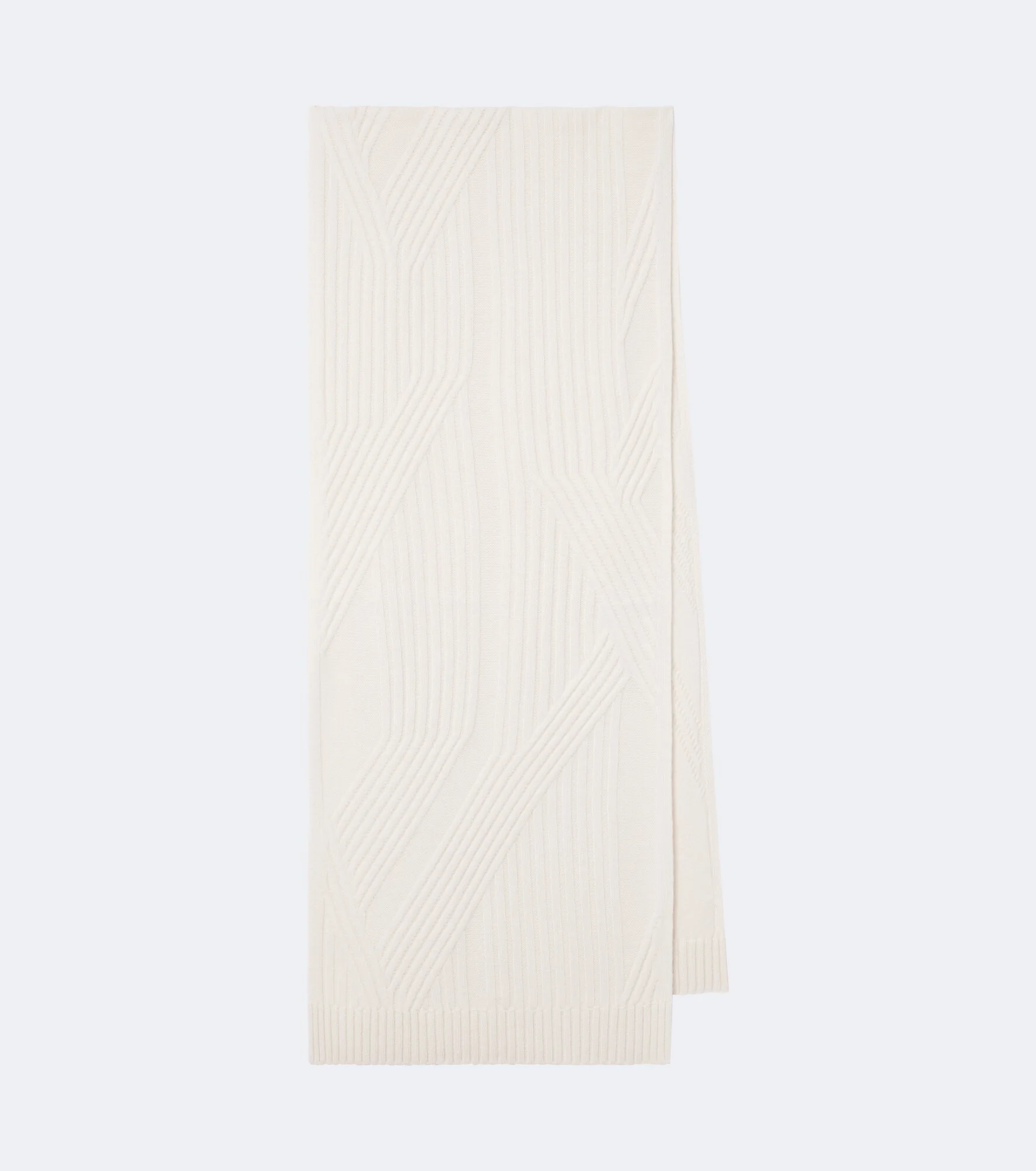 Coral wool scarf - 1